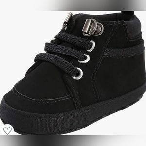 Generic Black 6 months infant shoes